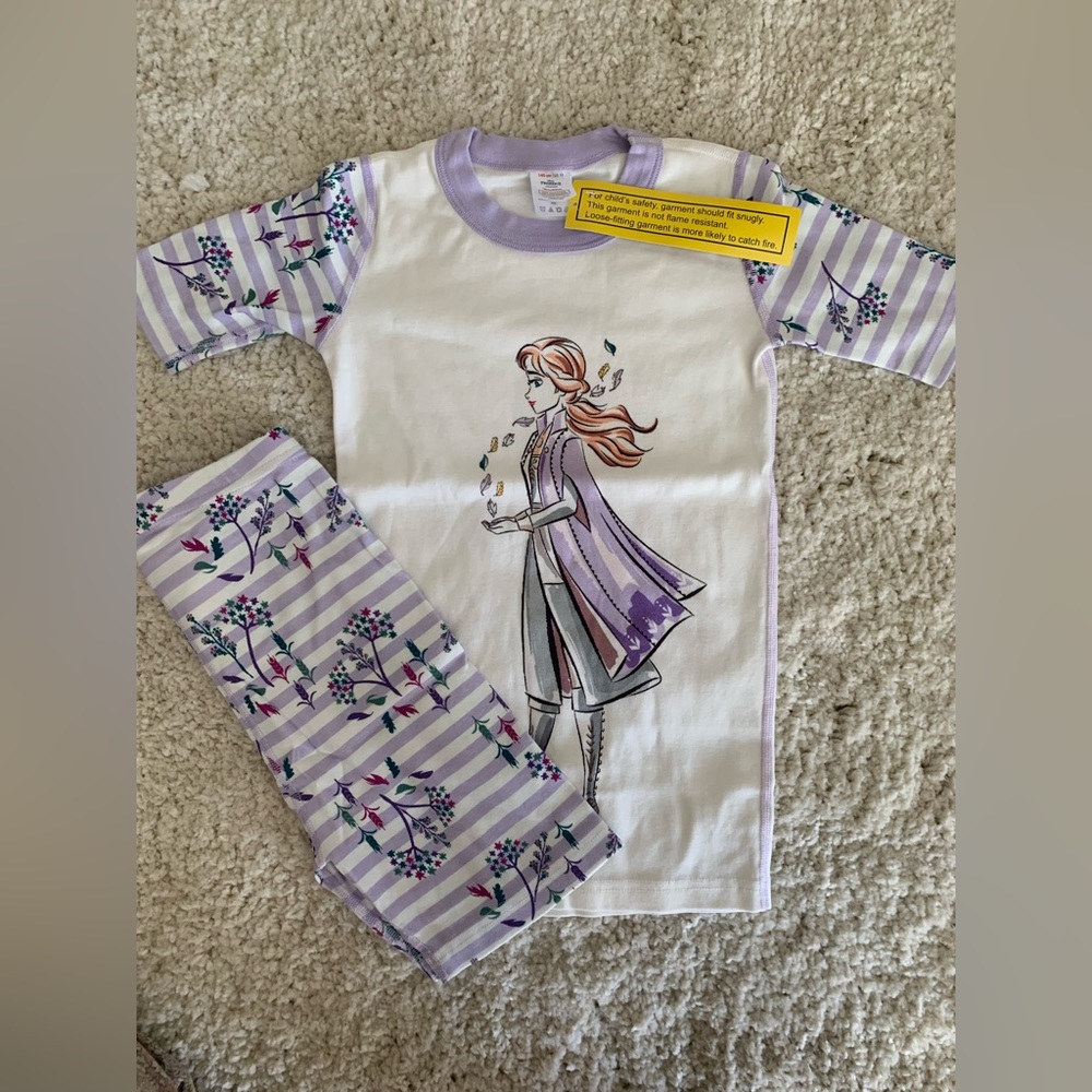 NWT Hanna Andersson Frozen2 short sleeves pajamas